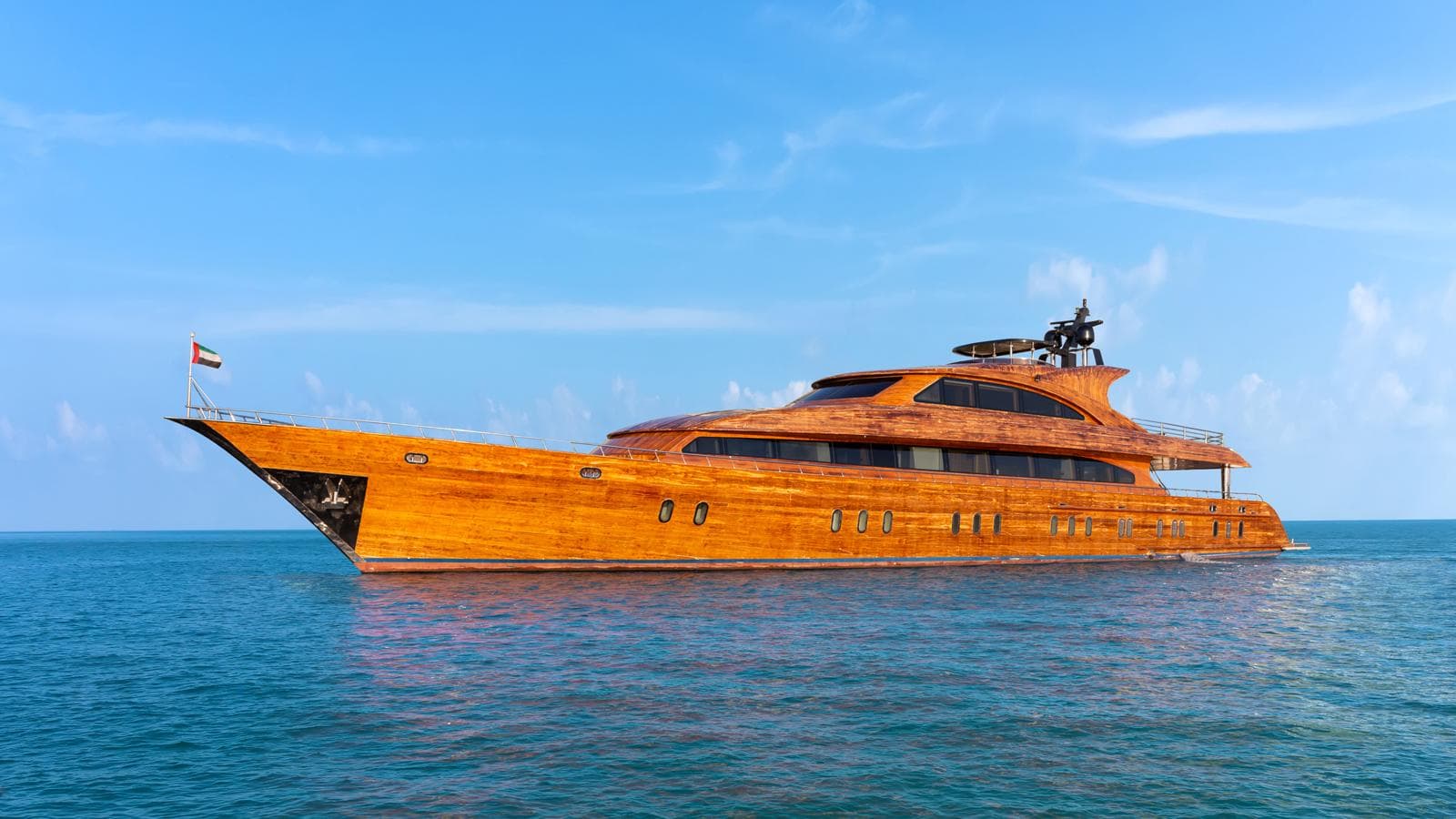 World's Largest Wooden Superyacht Draws Inspiration from Traditional UAE Sailing Vessels