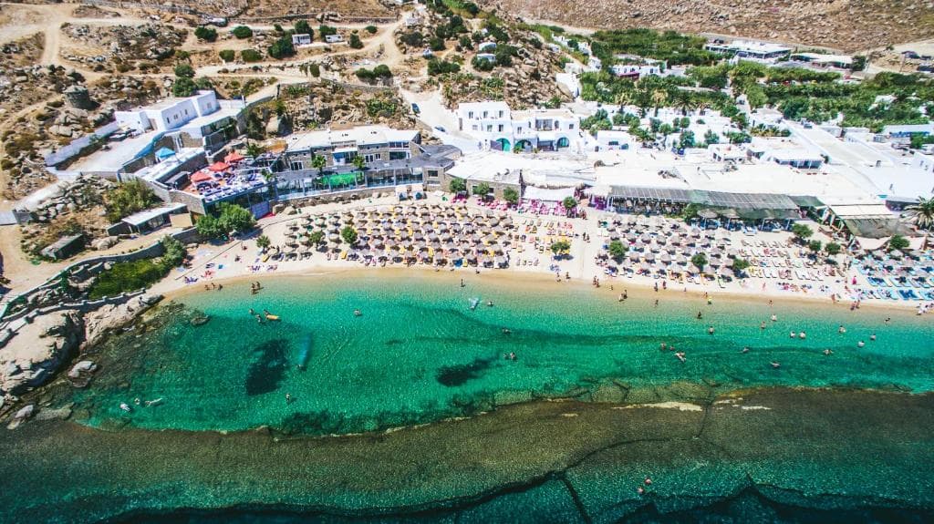 Paradise Beach, Mykonos, Greece