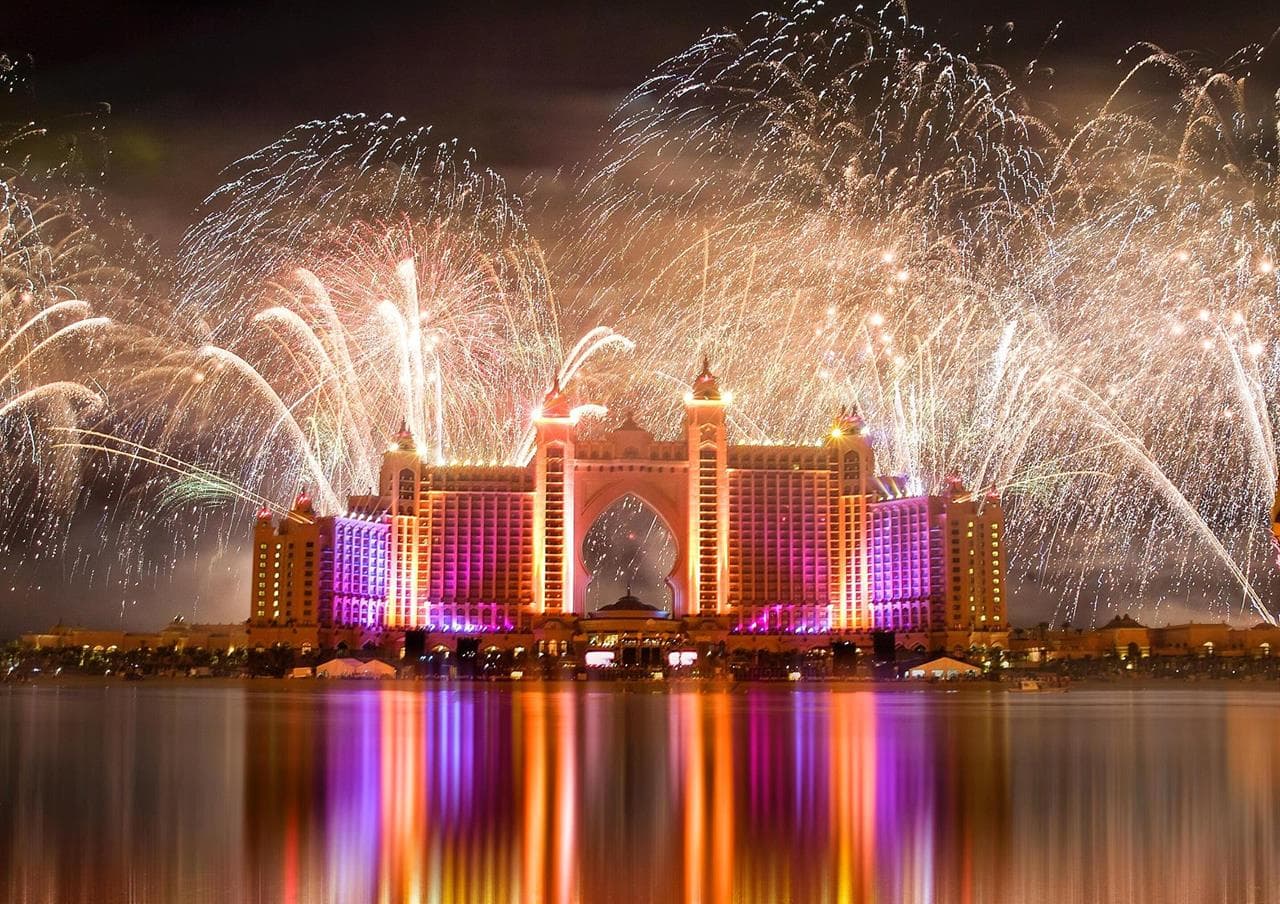 Atlantis New Year Fireworks