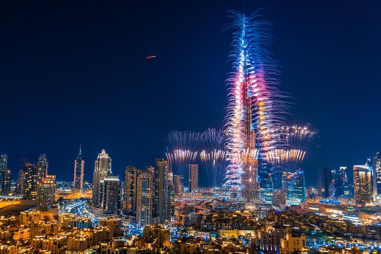 places for new year celebration in Dubai