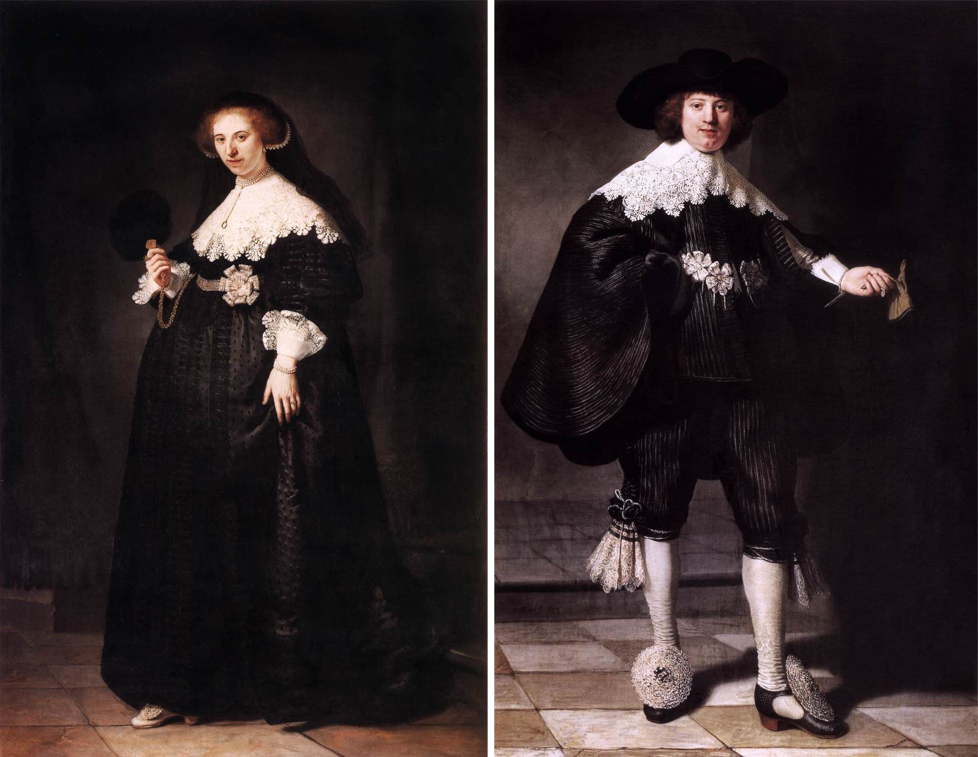 Pendant Portraits of Maerten Soolmans and Oopjen Coppi