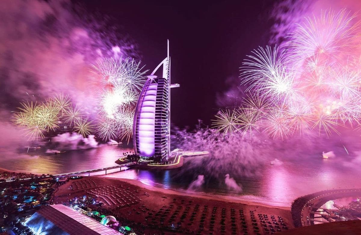 See The Fireworks For New Year Celebration In Dubai