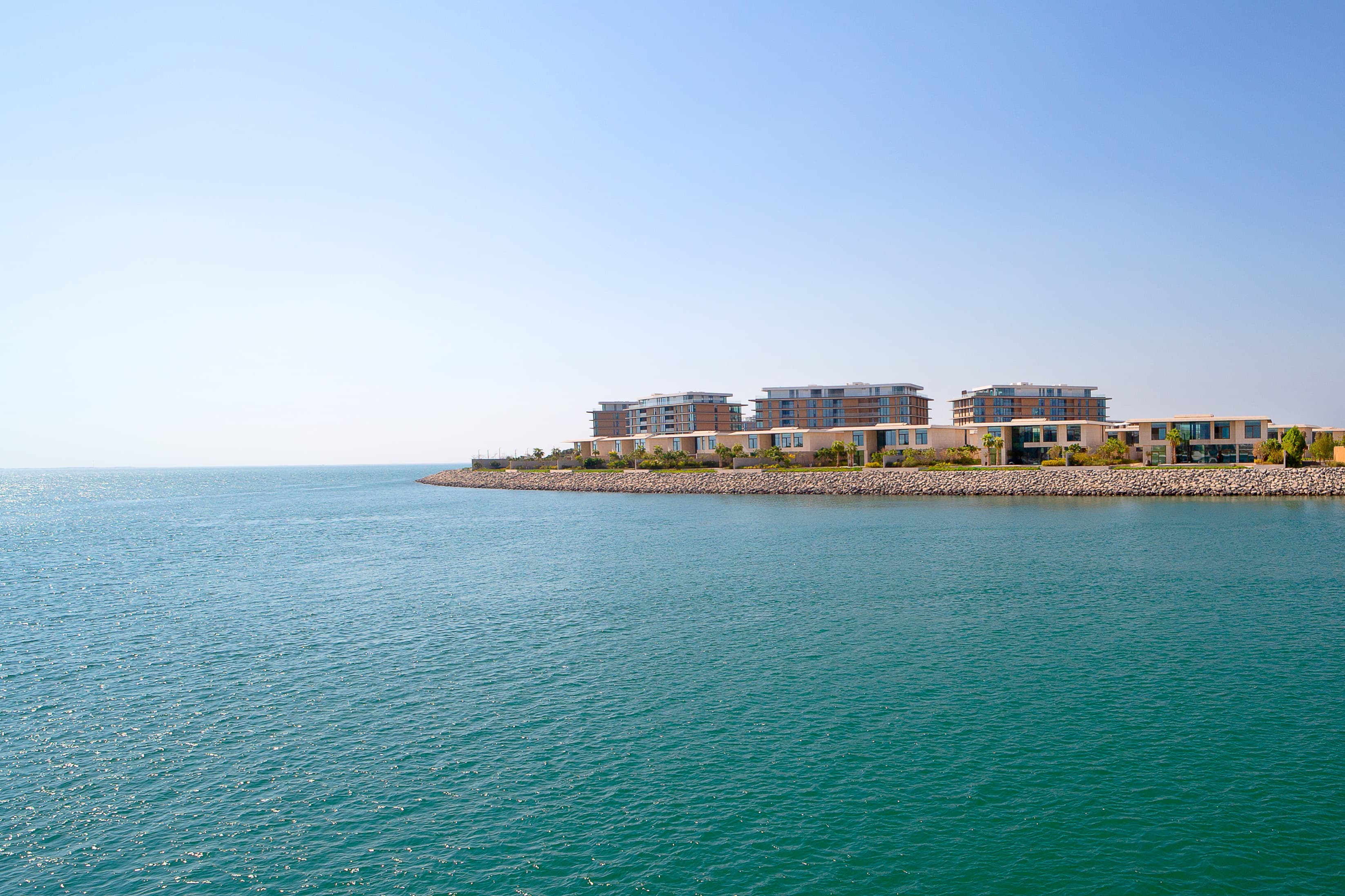 Jumeirah Bay Island seahorse shape