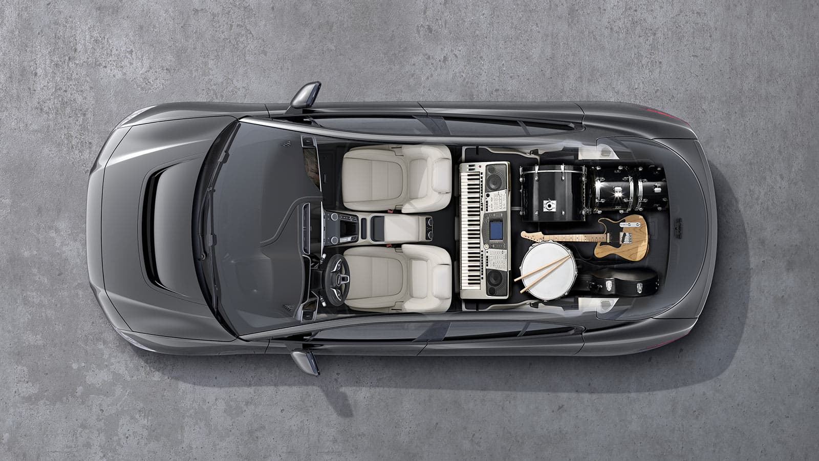Jaguar I-Pace Top View
