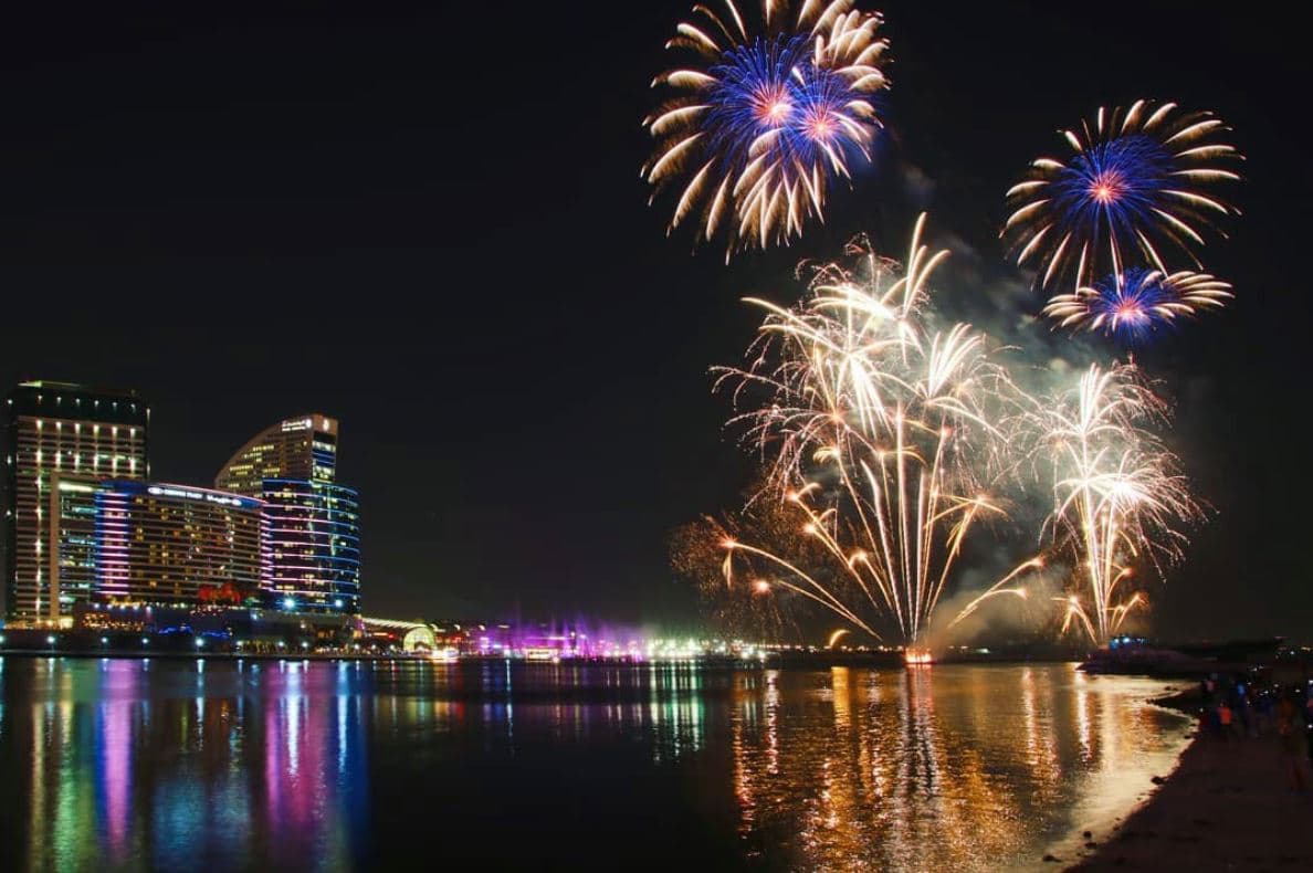UAE National Day Fireworks
