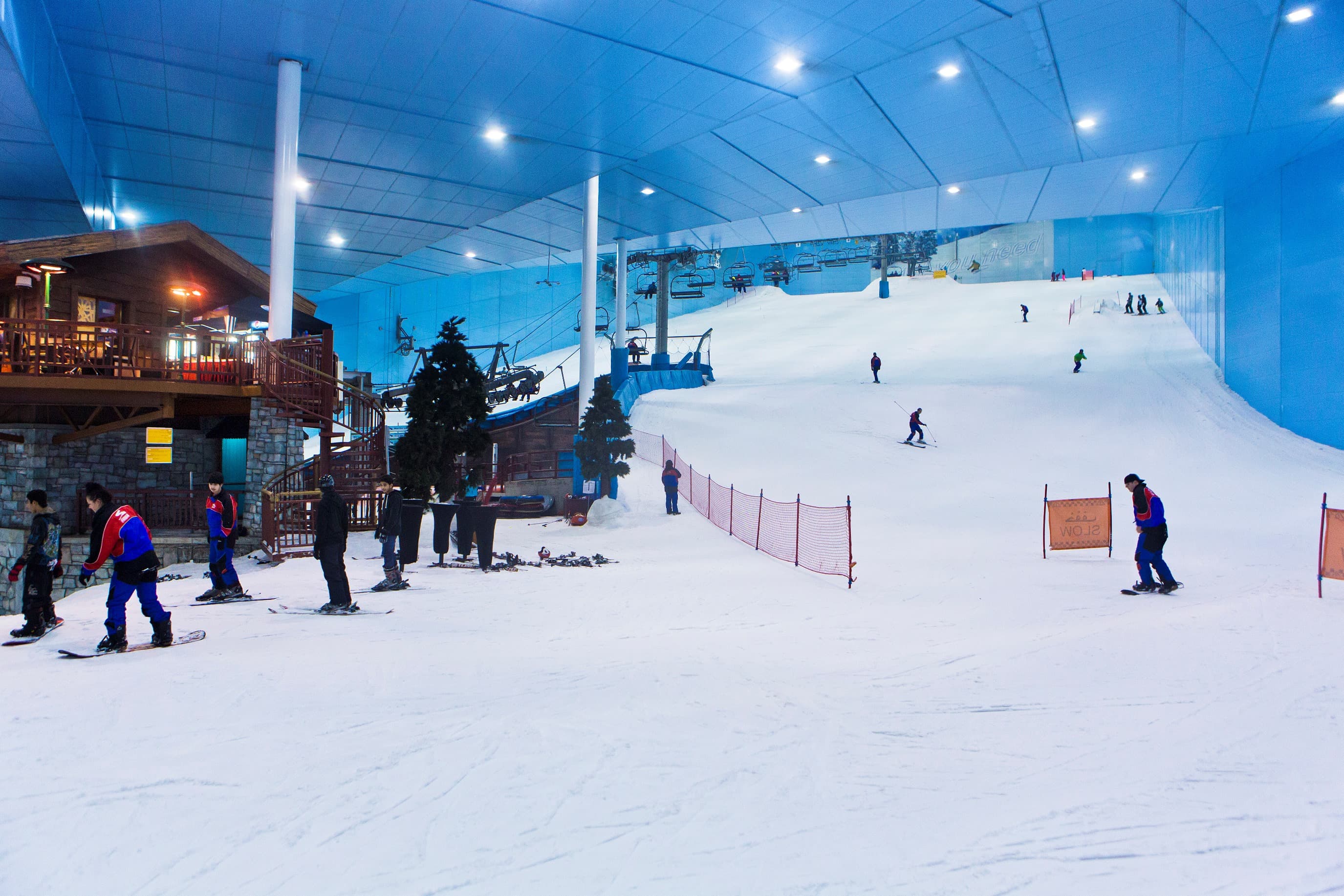 Skiing at Mall of the Emirates