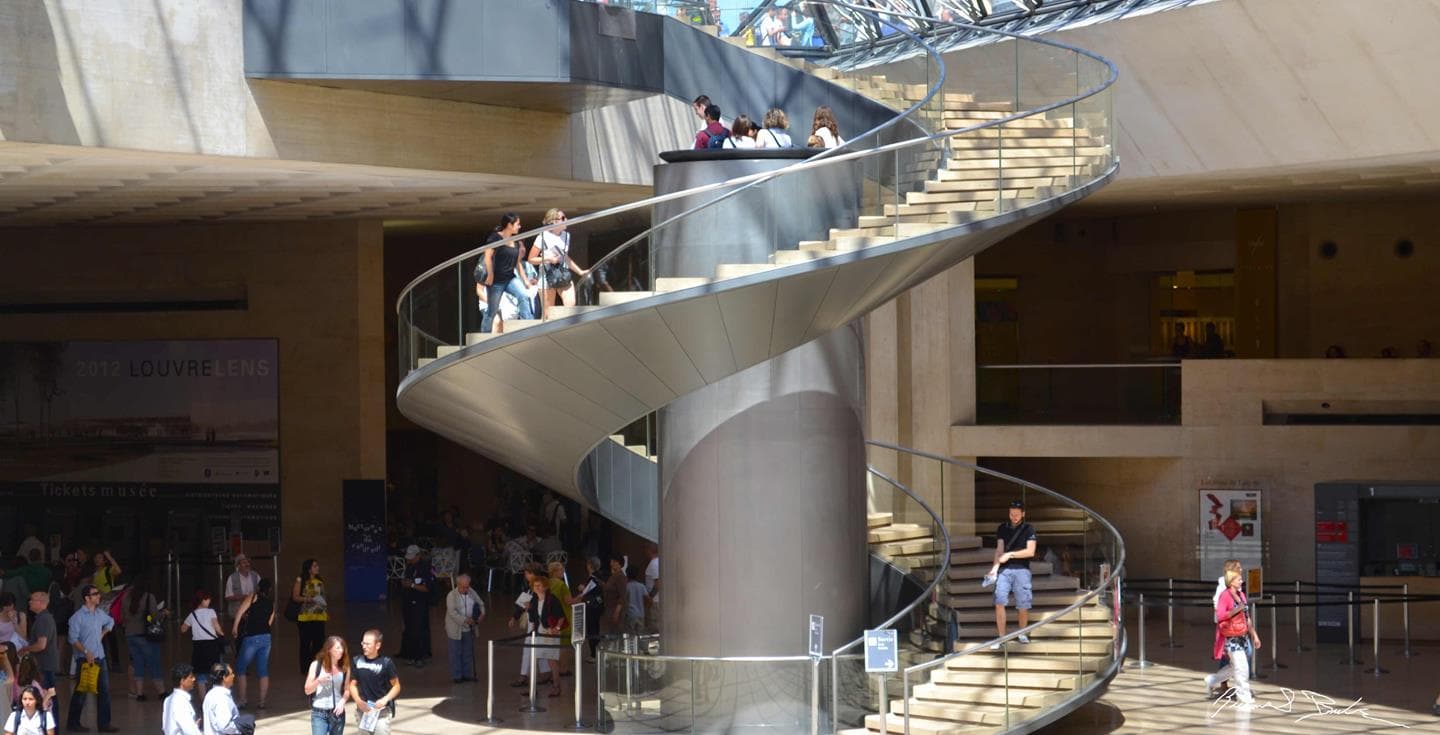 The Louvre - Strangest Elevator In France