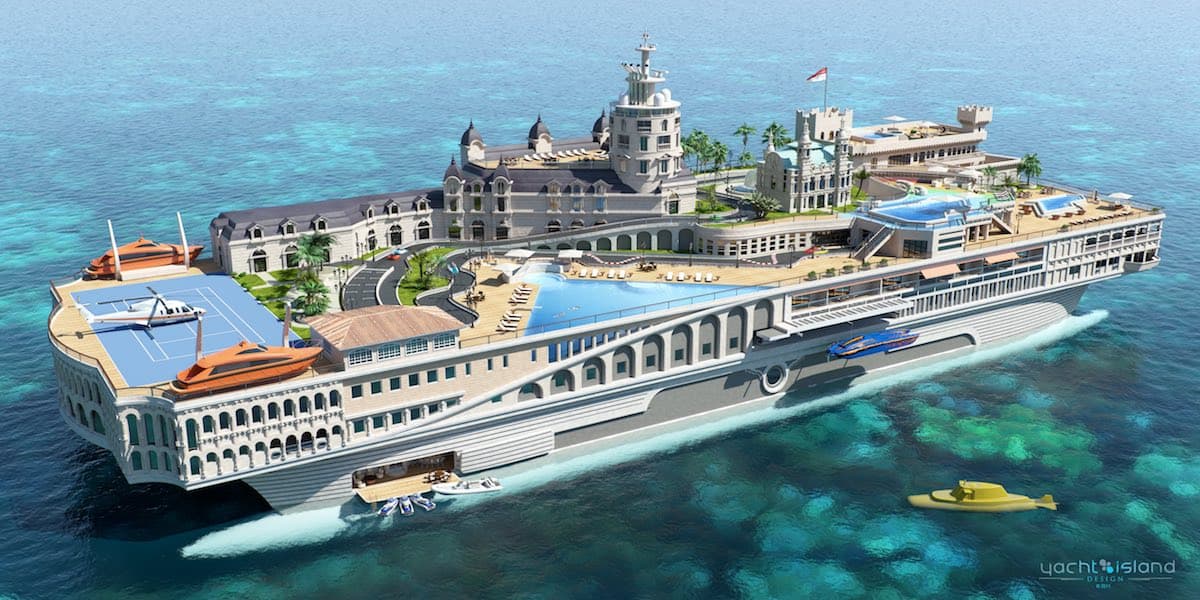 Streets of Monaco $1 Billion Dollar Yacht
