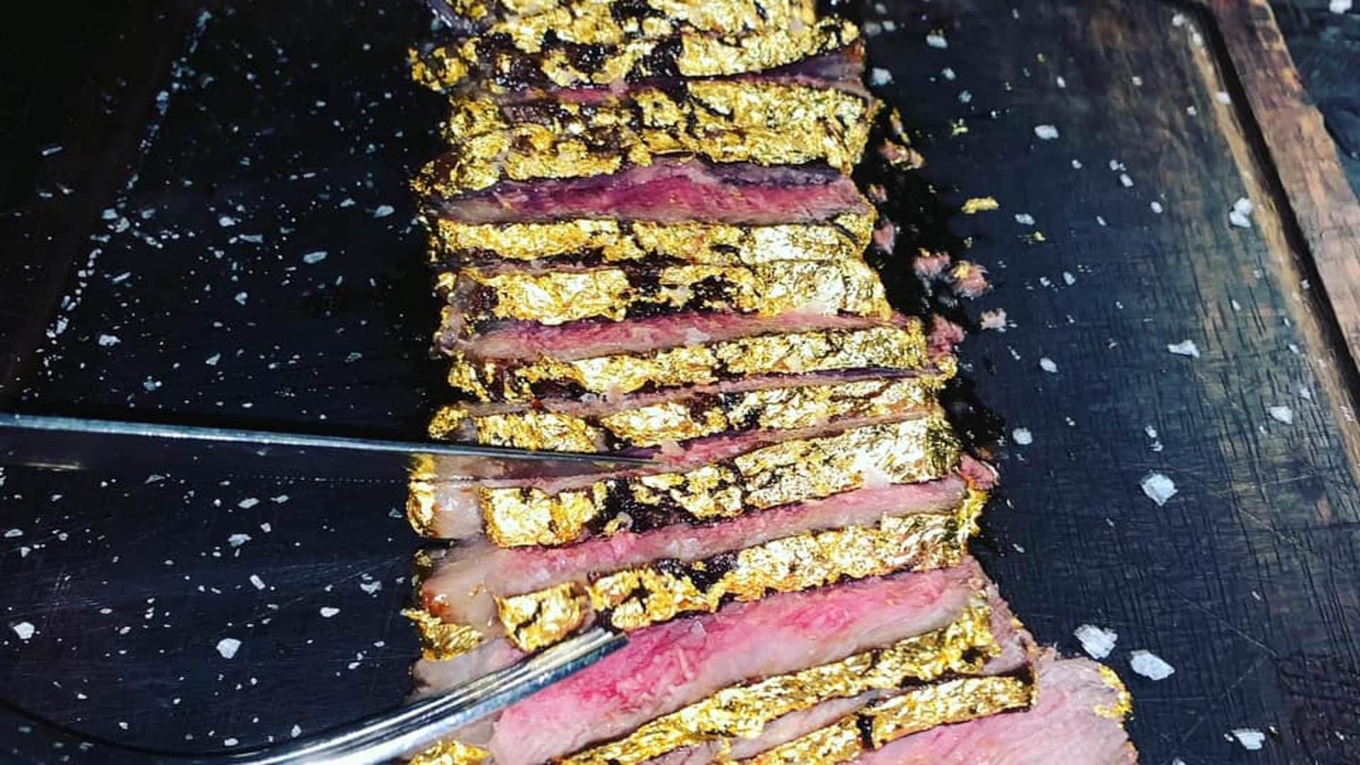 Gold Steak at Nusr-Et
