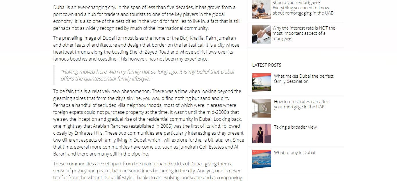 What makes Dubai the perfect family destination