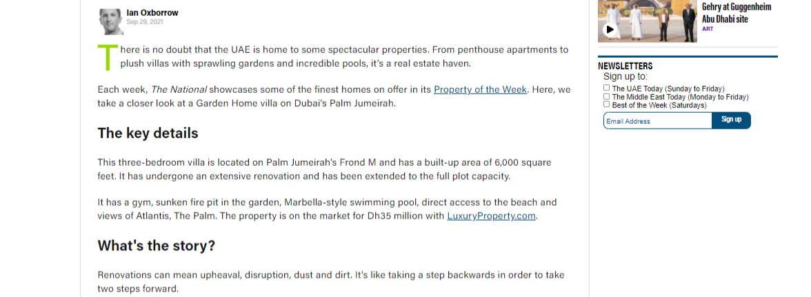 Dh35m Palm Jumeirah villa is a renovation masterpiece