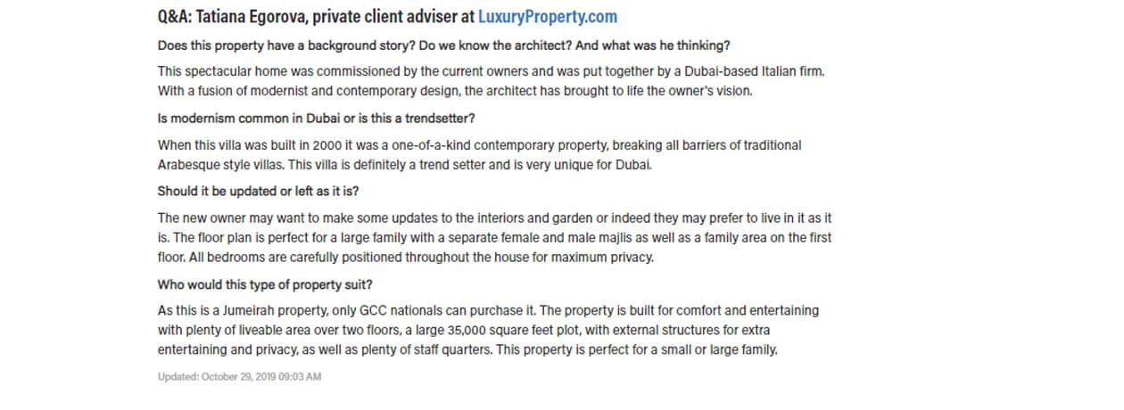  Dubai's most unique property