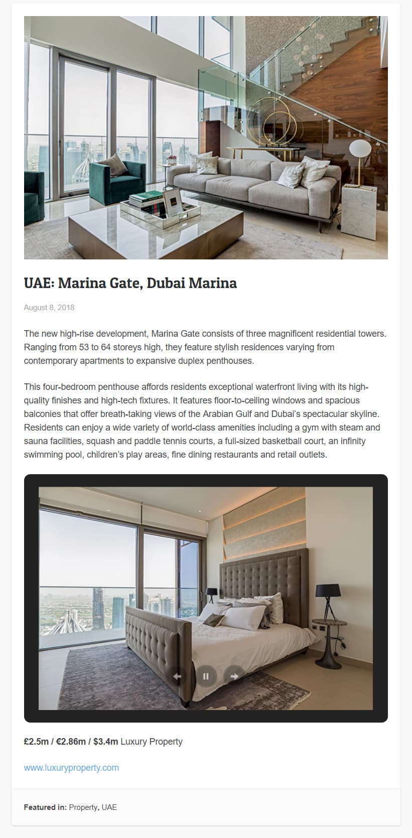 UAE Marina Gate 2