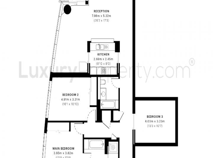2 Bedroom Apartment For Rent Al Majara Lp13777 2c44b476c76da800.jpg