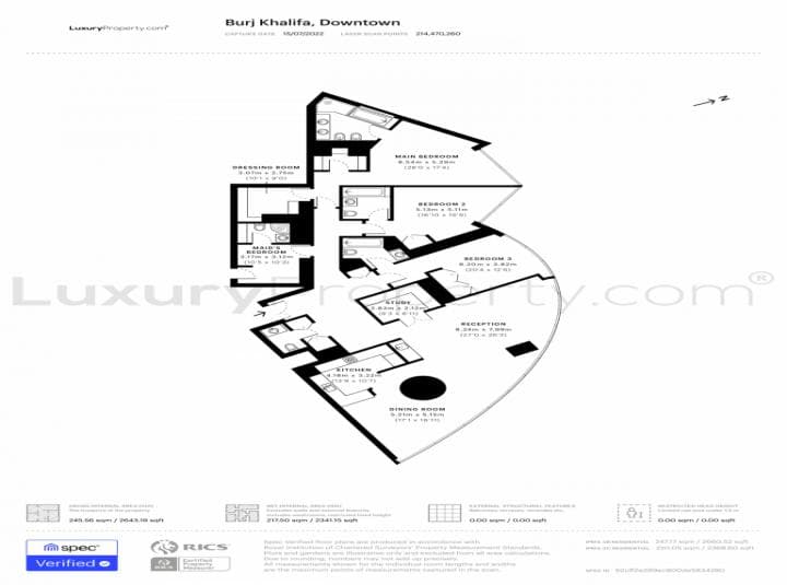 3 Bedroom Apartment For Rent Burj Khalifa Area Lp12366 10560cd885f97e00.jpg