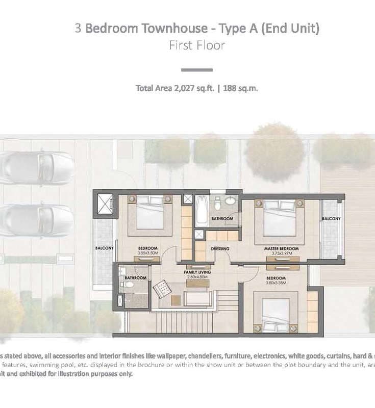 3 Bedroom Townhouse For Rent Arabella Townhouses Lp04466 199b8484baff3700.jpg